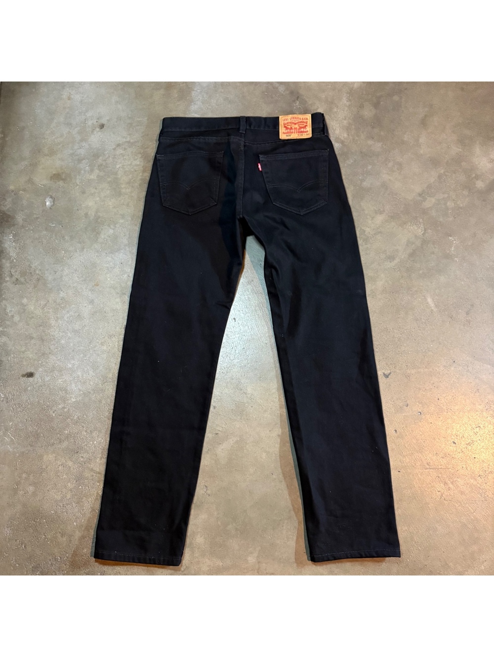 Levi's 505 Black Jeans Men's W32 L32
